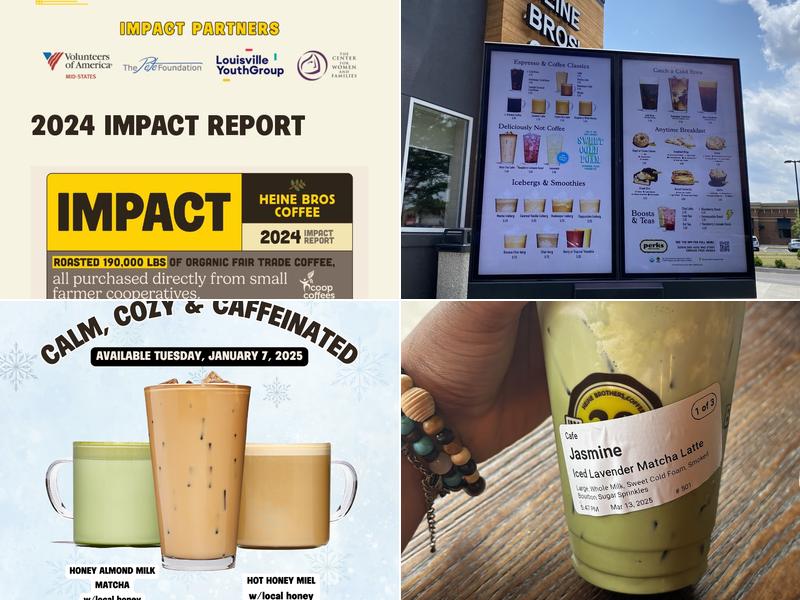 Heine Brothers Coffee - Valley Station Menu