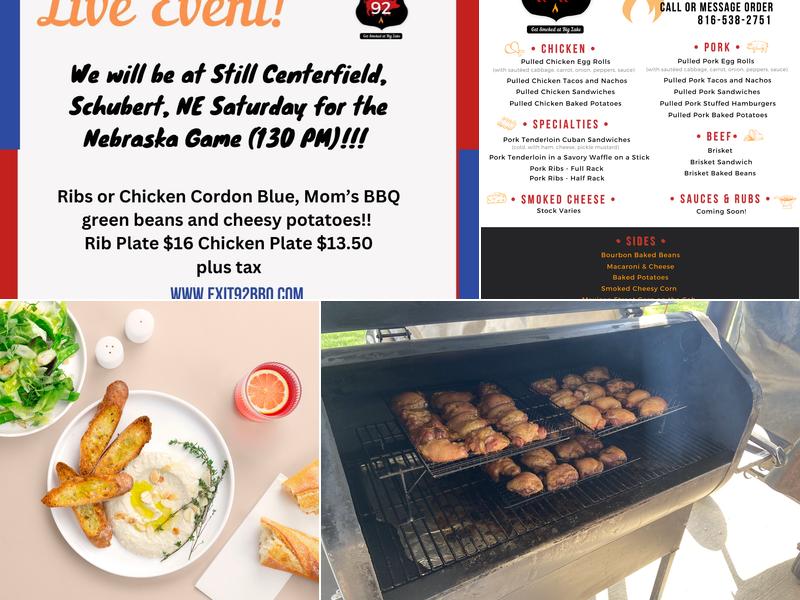 Exit 92 BBQ Menu