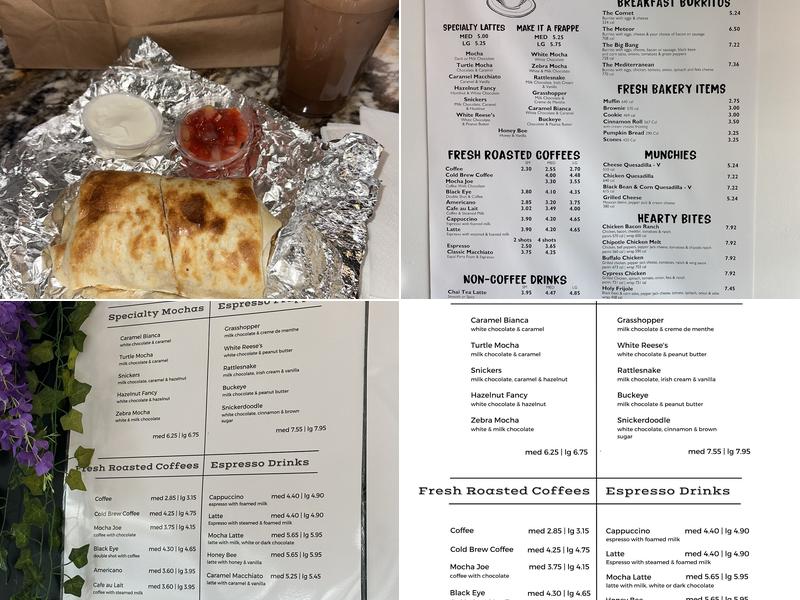 Common Grounds Coffee House Menu