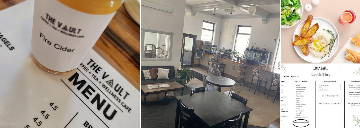The Vault Cafe Menu