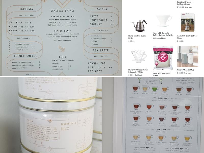 Pipers Lab Menu