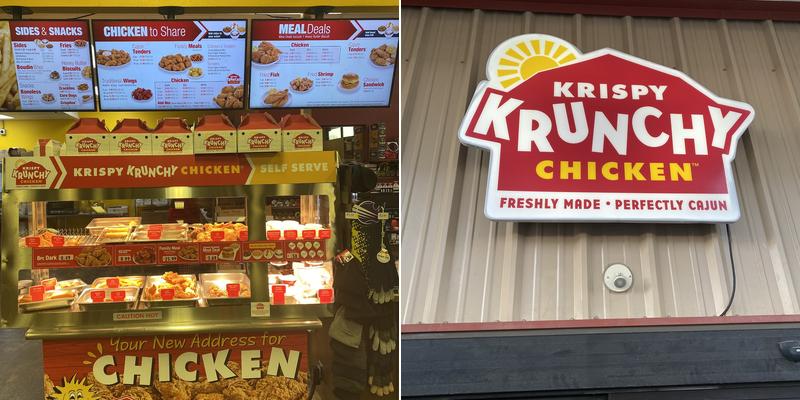 Krispy chicken Tim’s Grocery Store