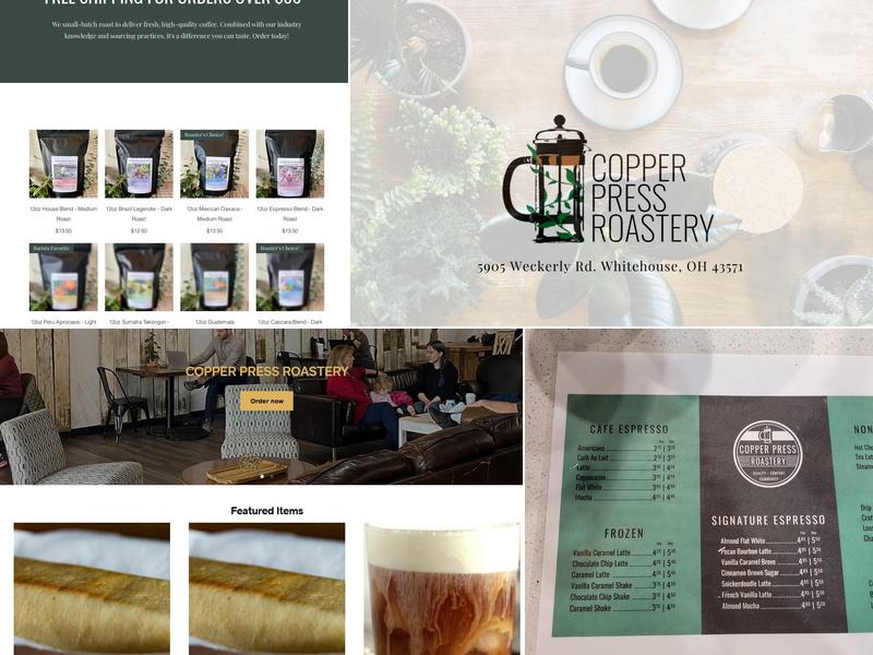 Copper Press Roastery Menu