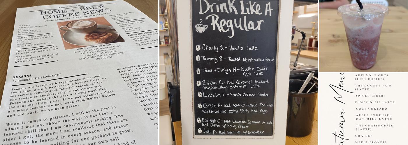 Home + Brew by Misdiy Menu