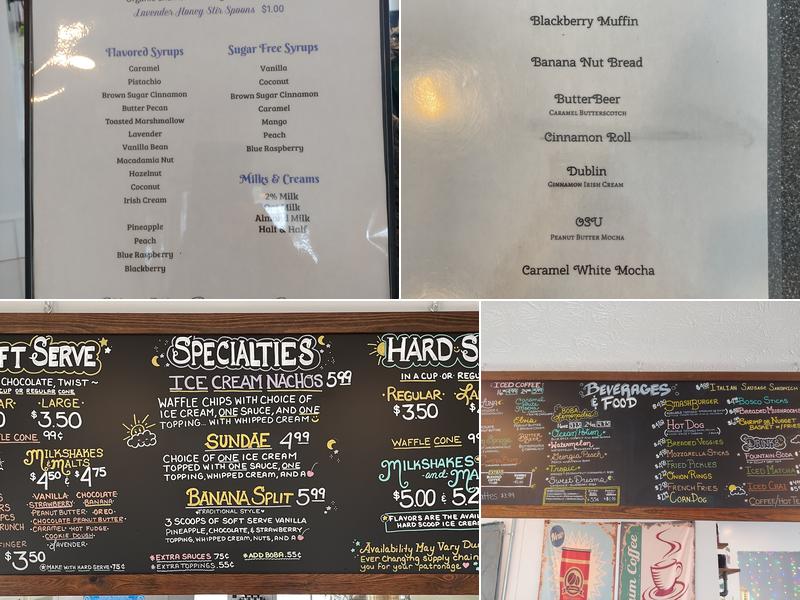 The Village Coffee & Creamery Menu