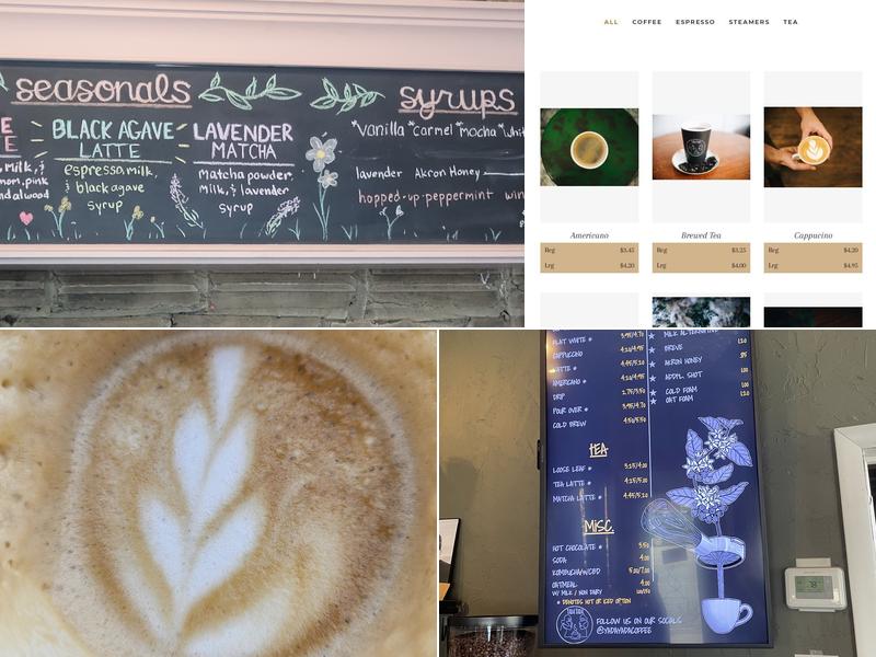 yada yada coffee Menu