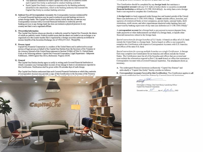 Capital One Café Menu