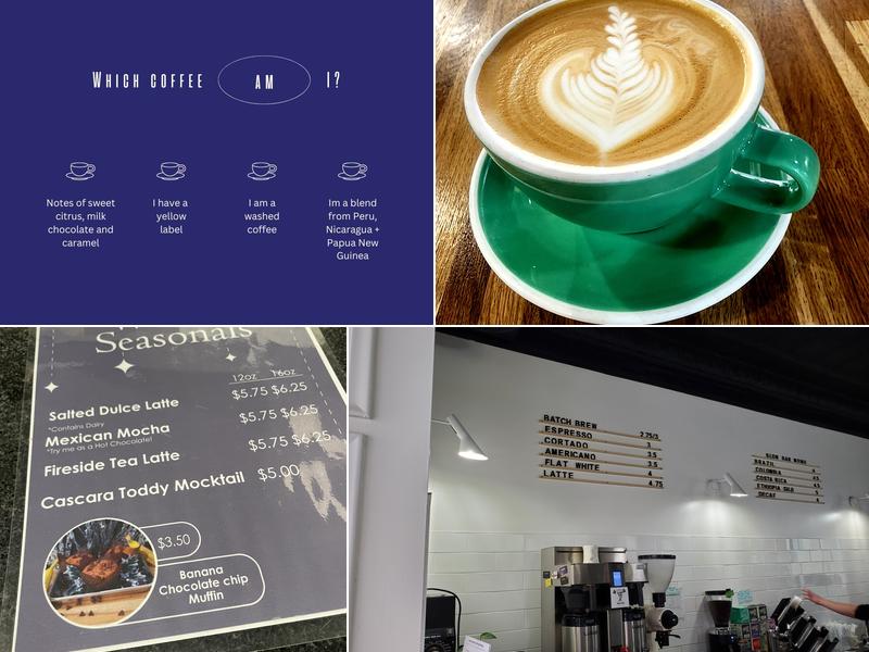 Ground Control Coffee Roasters Menu