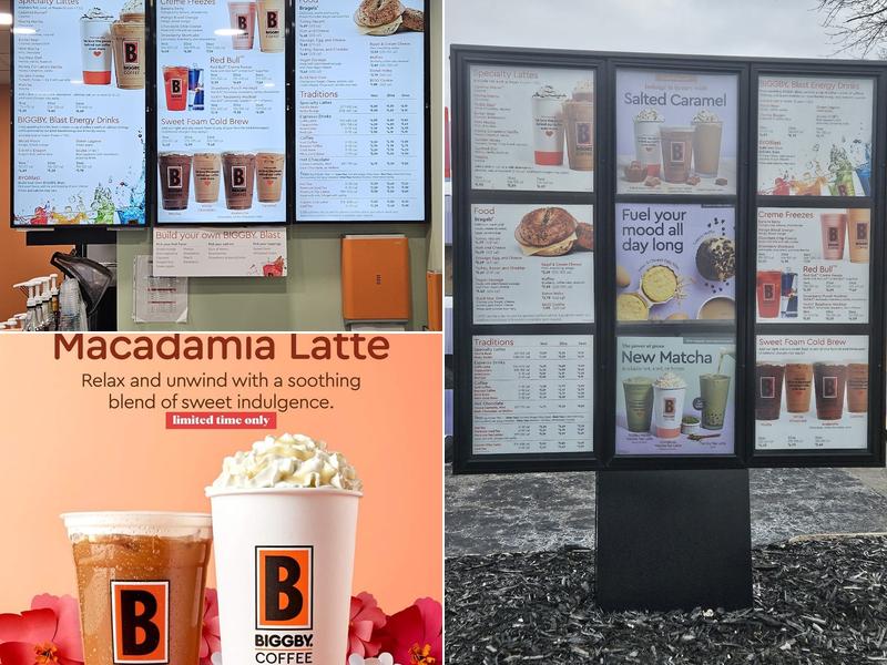 BIGGBY COFFEE Menu