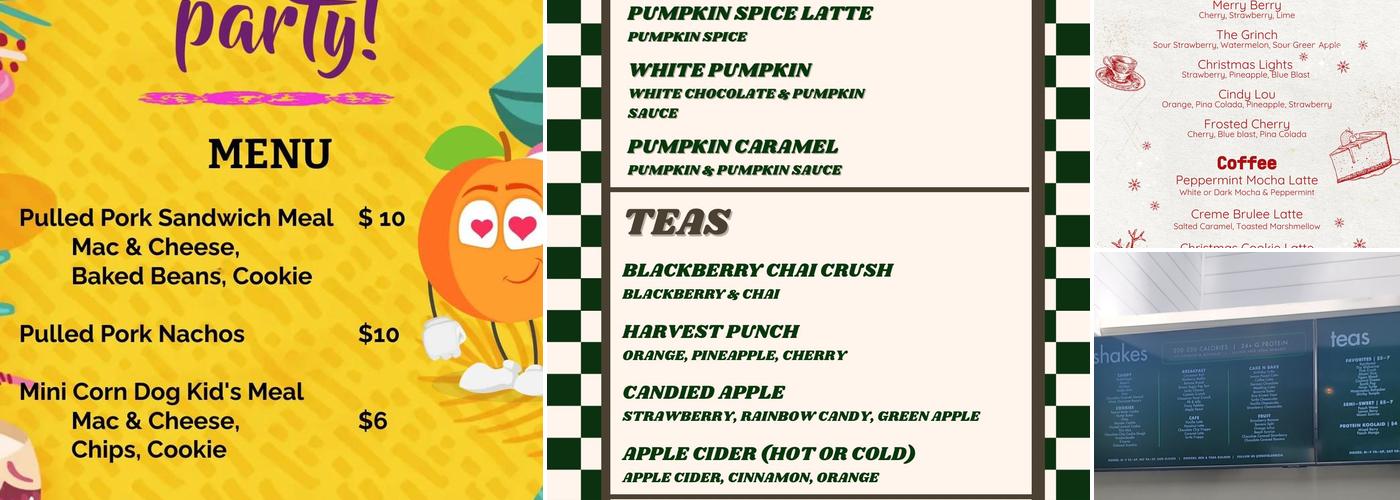 West Blendz Menu