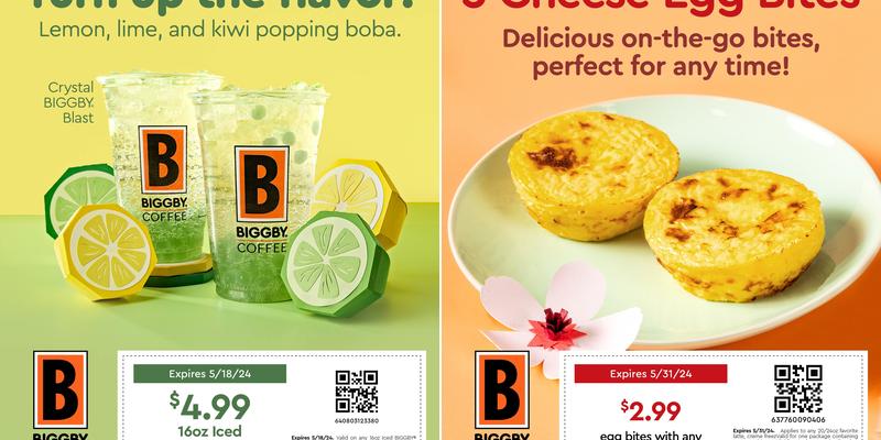 BIGGBY COFFEE Menu