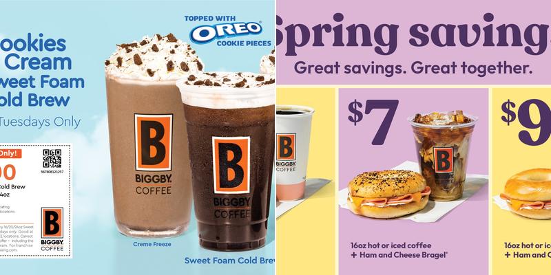 BIGGBY COFFEE Menu