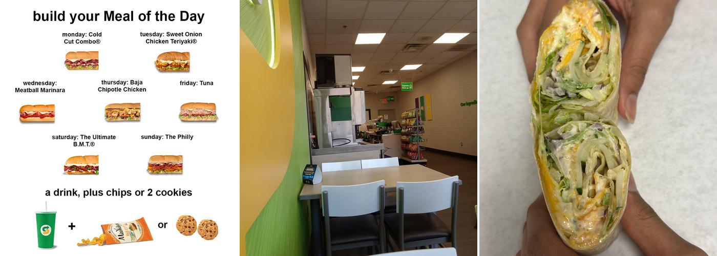 Subway Menu