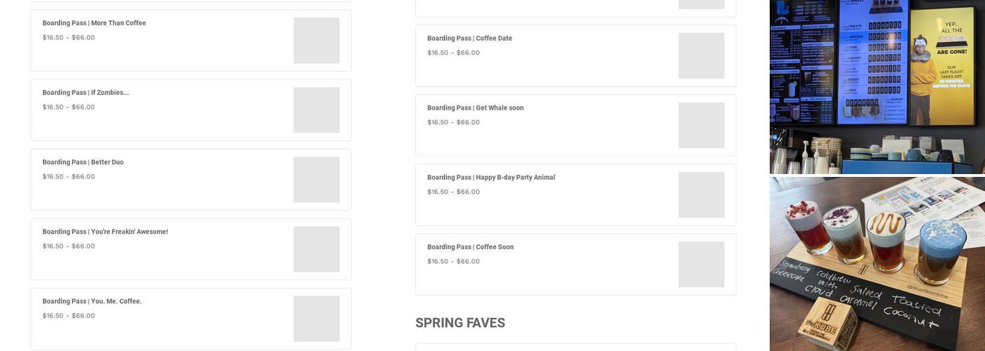 Blue Bean | Coffee & Coworking Menu