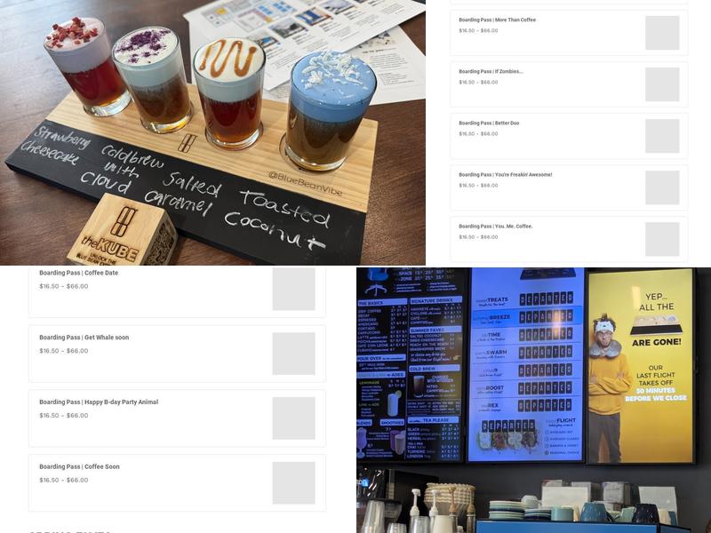 Blue Bean | Coffee & Coworking Menu