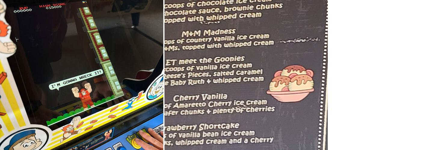 Oskaloosa Old School Pinball and Arcade Menu