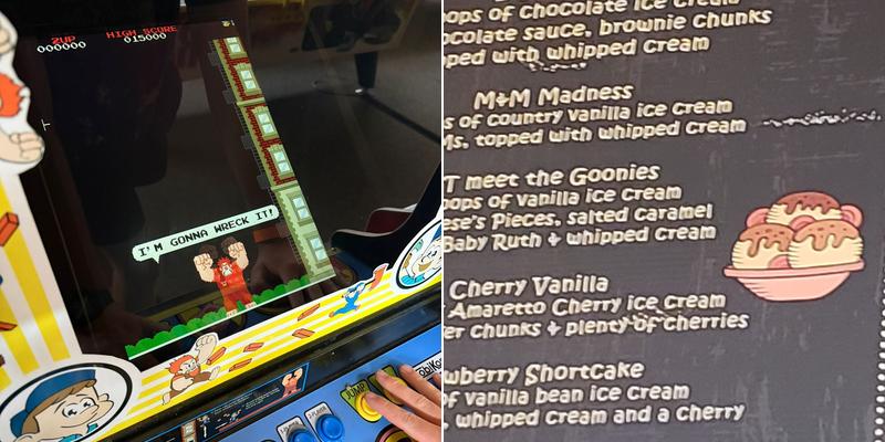 Oskaloosa Old School Pinball and Arcade Menu