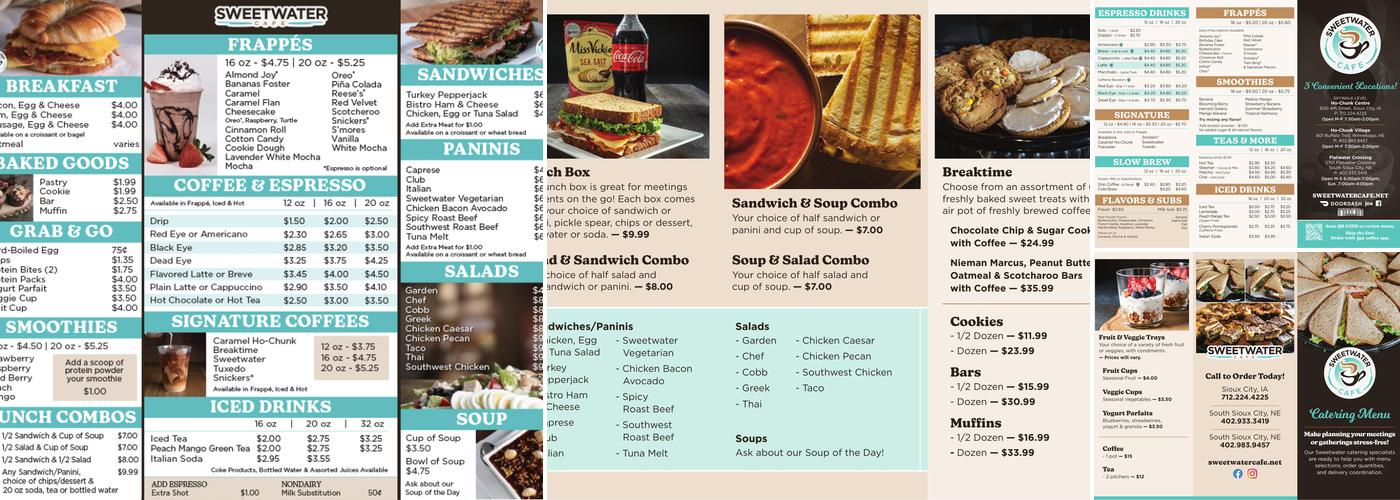 SweetWater Cafe Menu