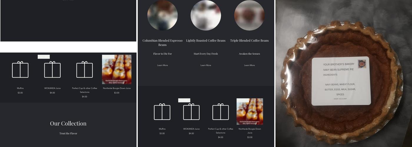 Blaque Coffee Menu