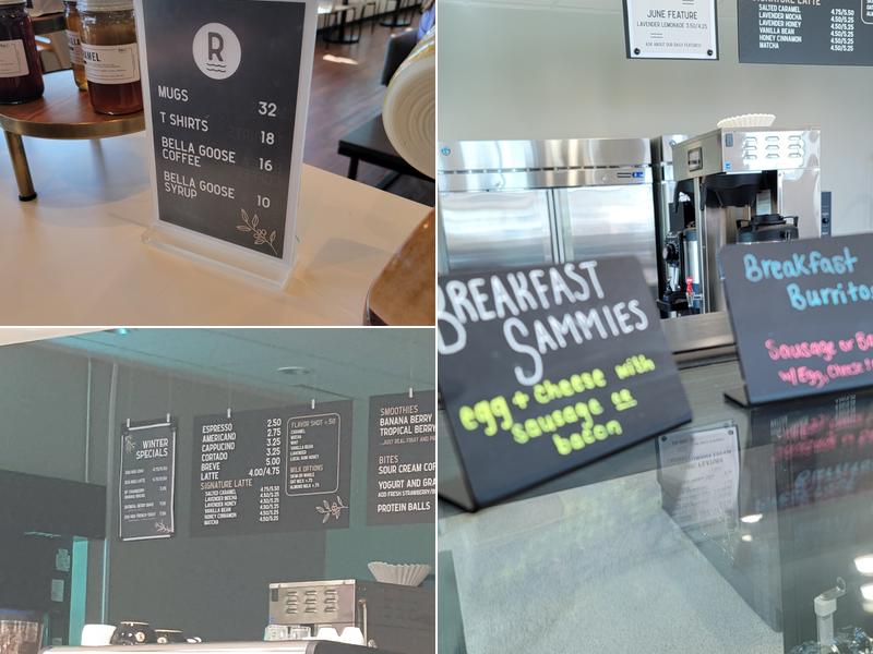 River Coffee Menu
