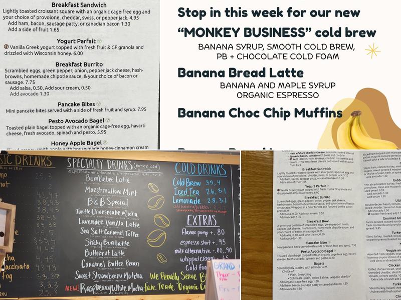 Beans & Bites Menu