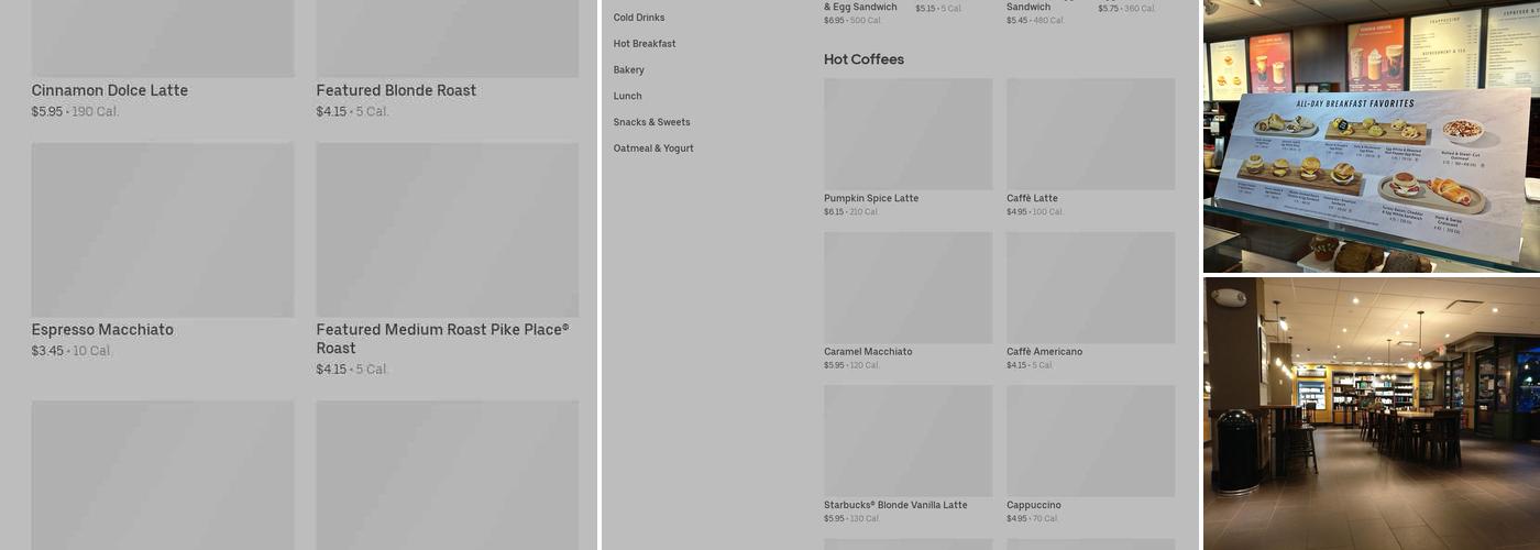 Starbucks Menu
