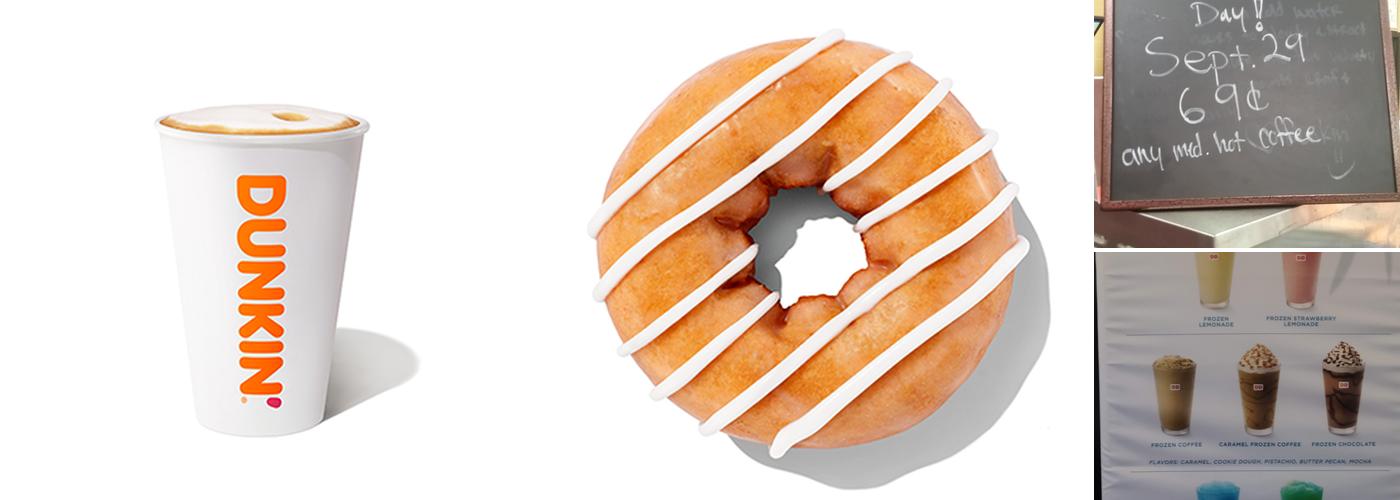 Dunkin' Menu