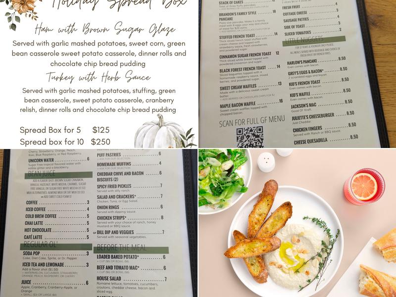 Mountain View Cafe and Catering Menu