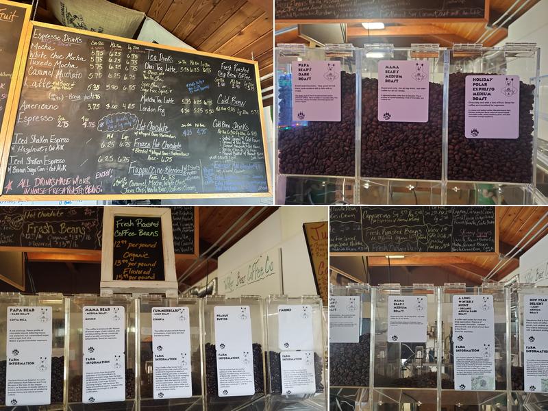 Woken Bear Coffee Company Menu