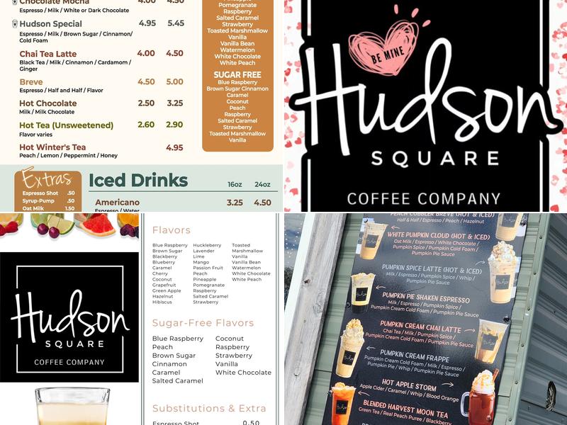 Hudson Square Coffee Company Menu