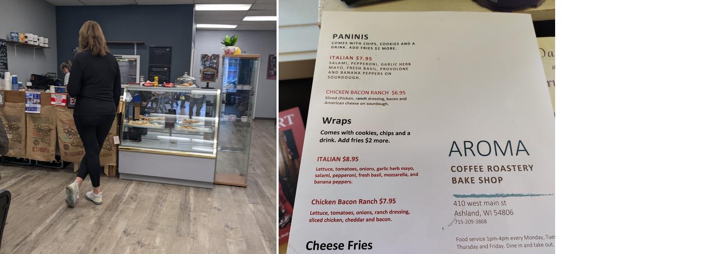 Aroma LLC Menu