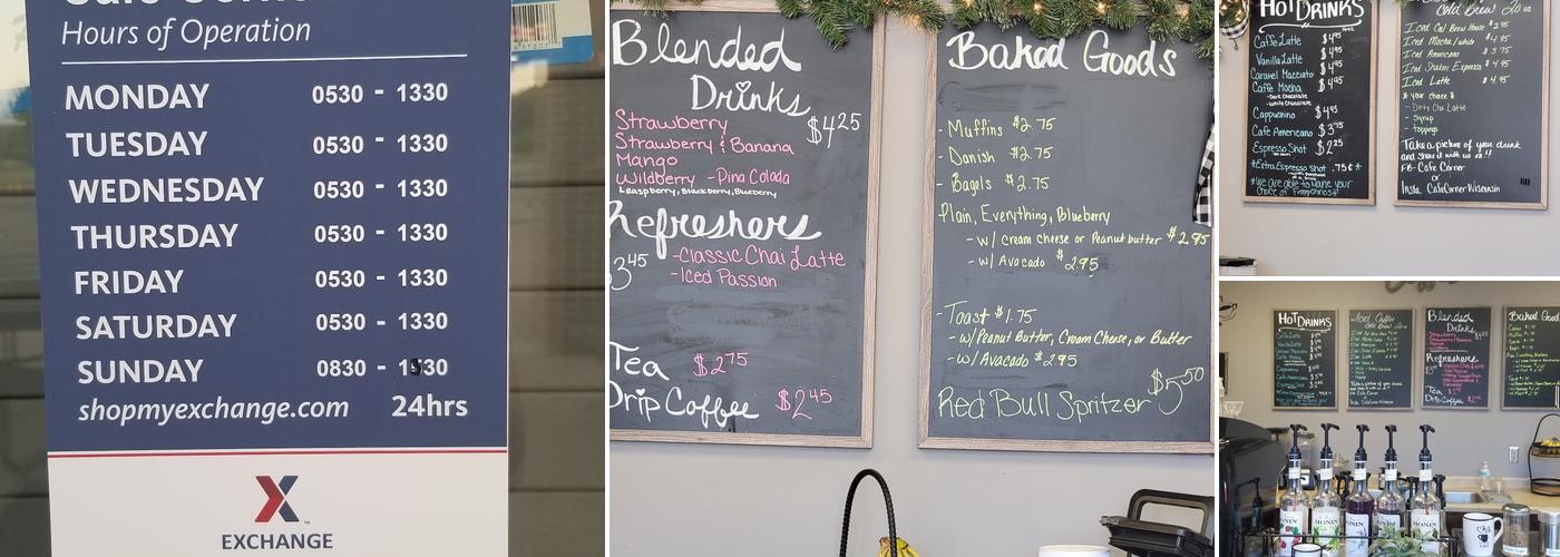 Cafe corner Menu
