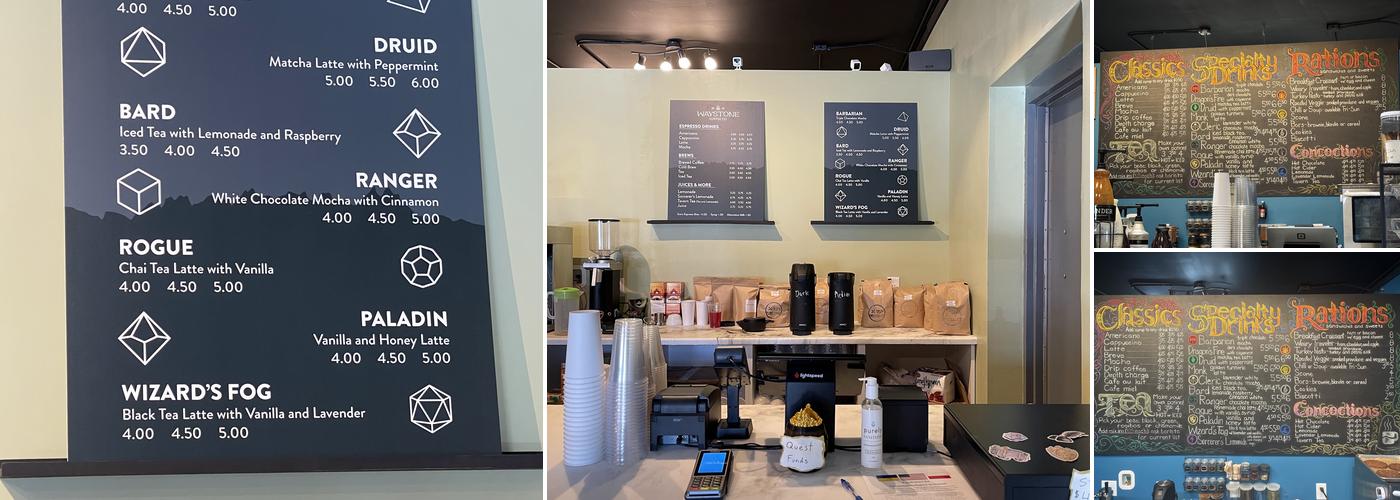 Waystone coffee co Menu