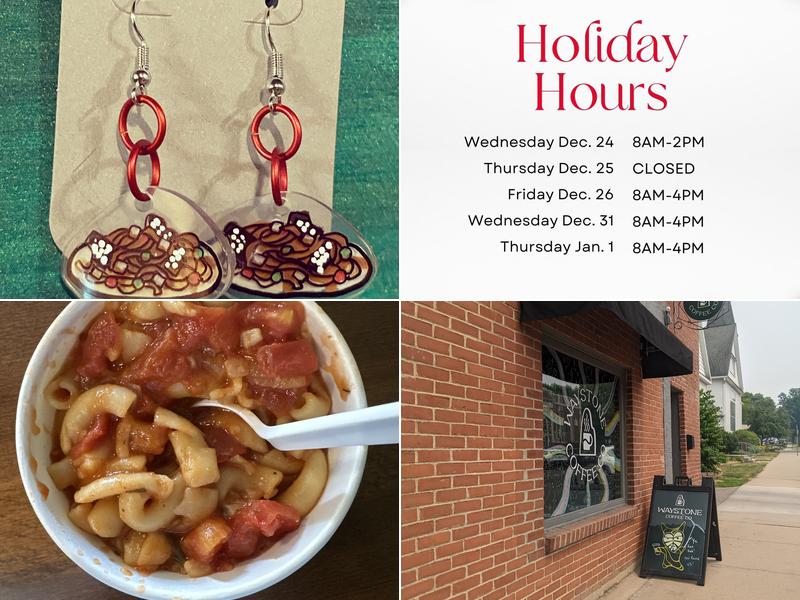 Waystone coffee co 115 E Walnut St, River Falls