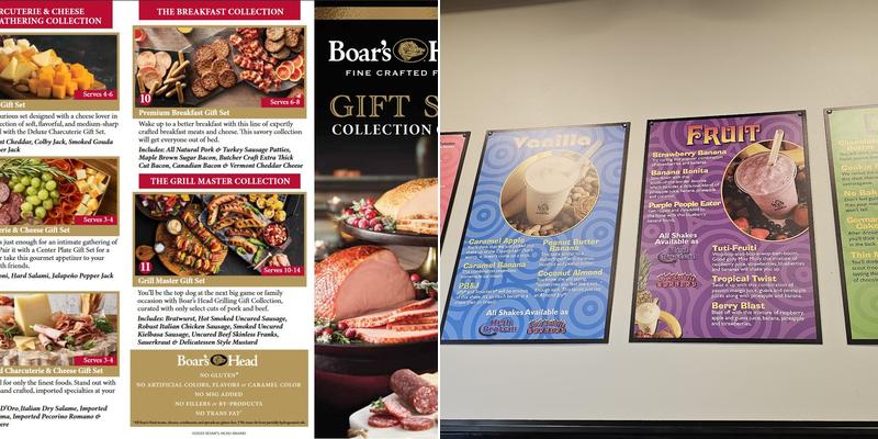 Downtown Deli, Market, Cafe Menu