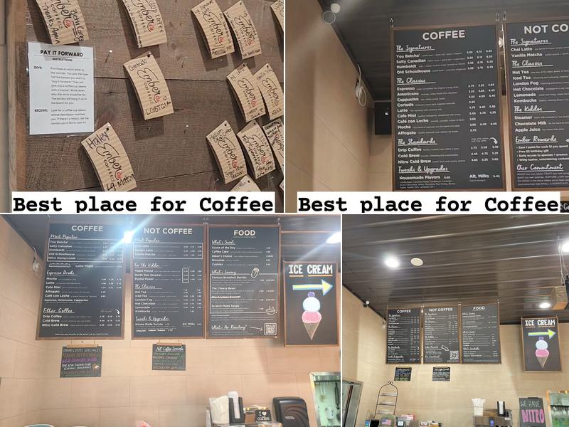 Ember Coffee Co. Menu