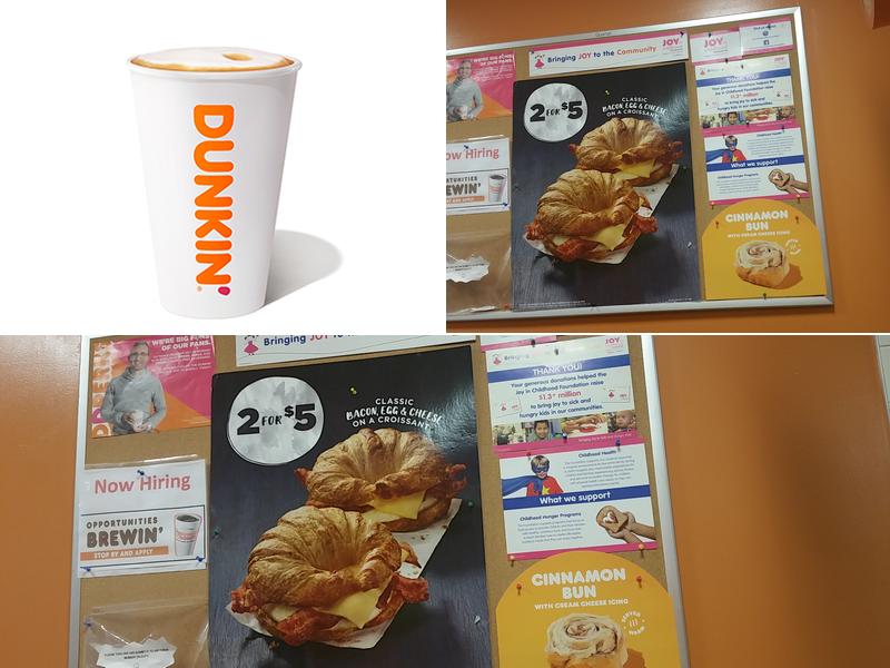 Dunkin' Menu