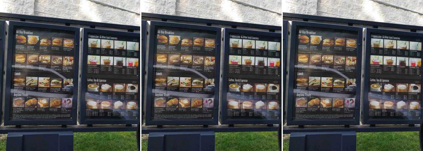 Starbucks Menu