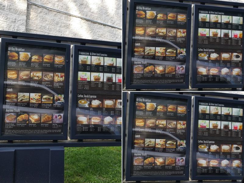 Starbucks Menu