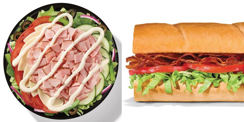 Subway Menu