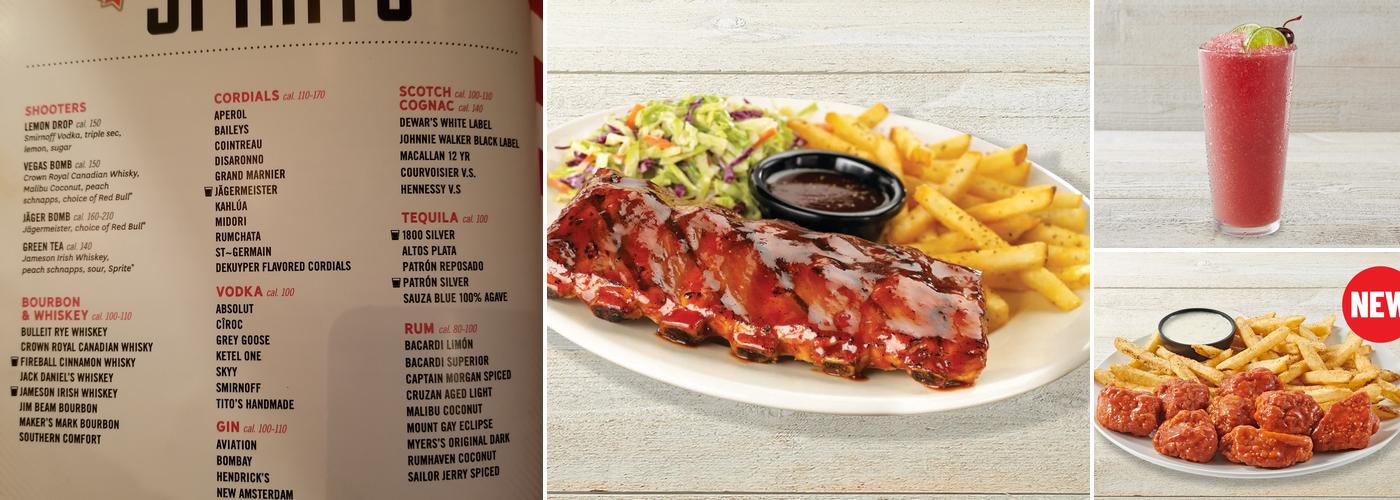 TGI Fridays Menu