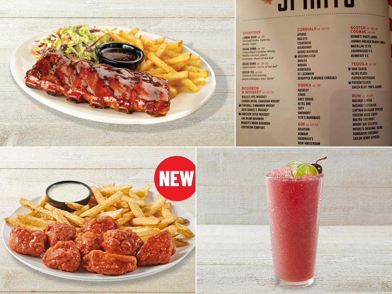 TGI Fridays Menu