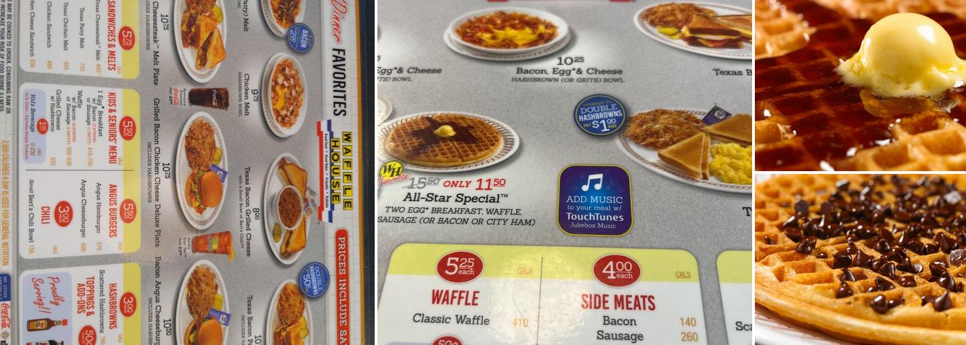 Waffle House Menu