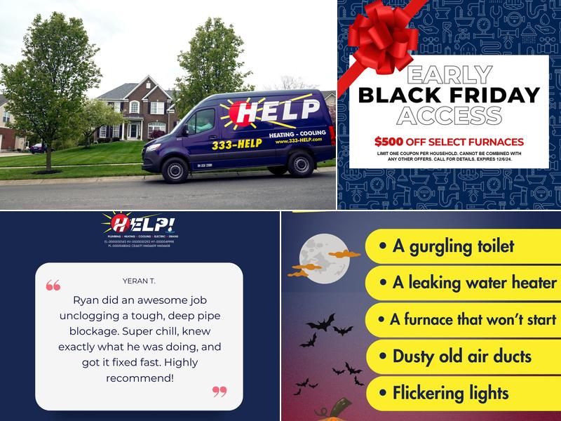 HELP Plumbing, Heating, Cooling and Drains