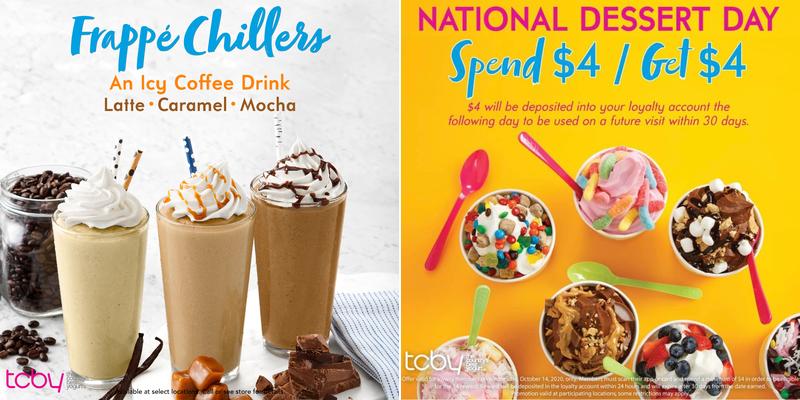 TCBY Menu