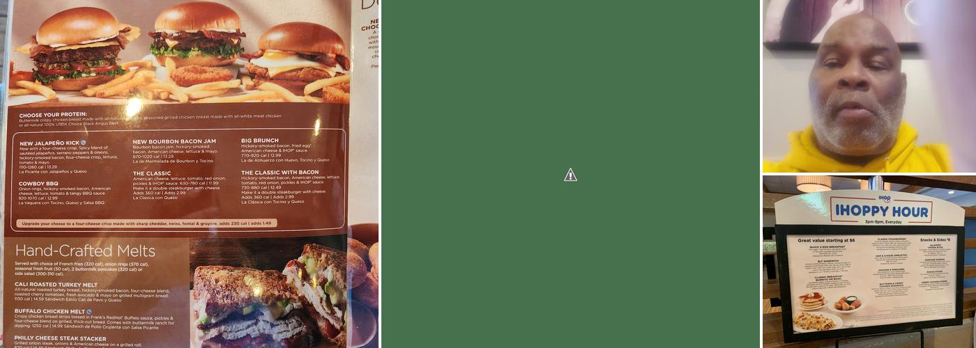 IHOP Menu