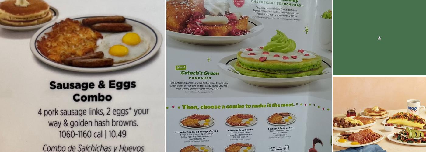 IHOP Menu