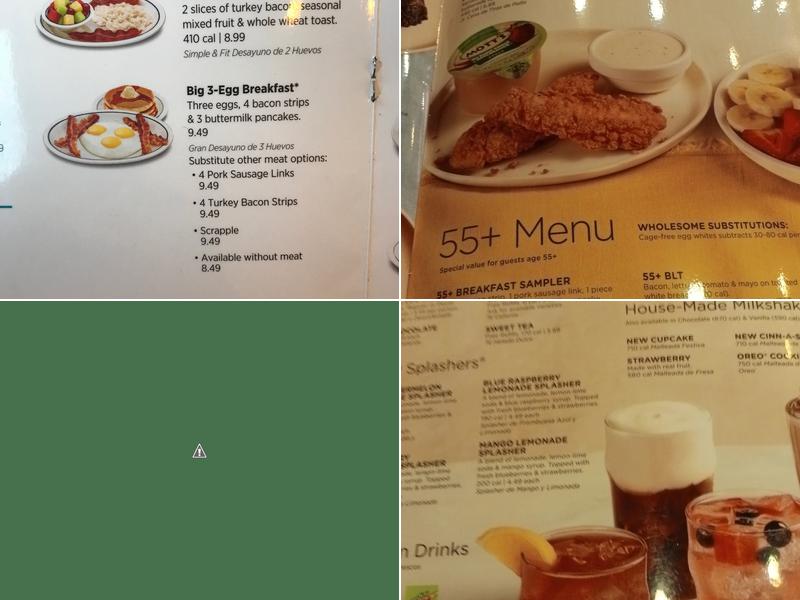 IHOP Menu