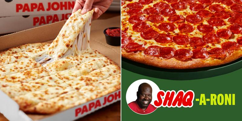 Papa Johns Pizza Menu