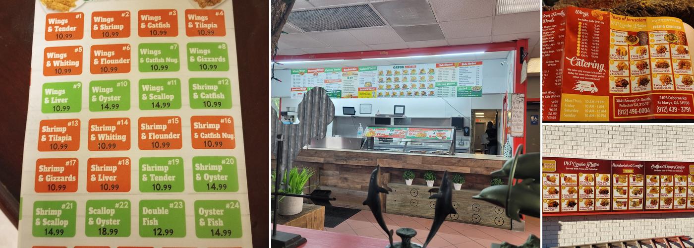 GATOR FISH N' CHICKEN Menu